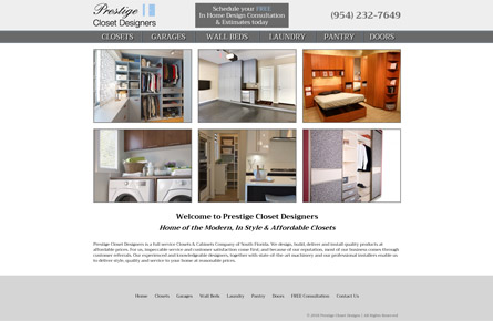 Prestige Closet Designers | www.prestigeclosetdesigners.com